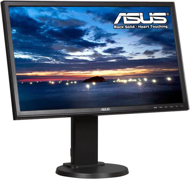 Alt view image 3 of 10 - ASUS VW248TLB 24" 5ms  Black Height Swivel Pivot  & Tilt Full HD LED BackLight LCD Monitor w/USB & Speakers 250 cd/m2 ASCR 10,000,000:1