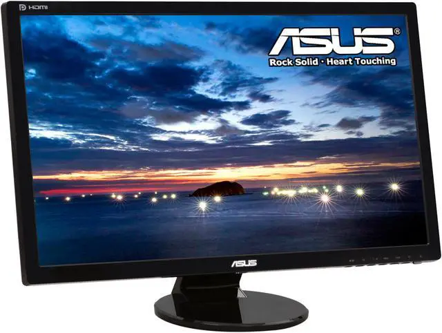 Alt view image 3 of 8 - ASUS 27" LCD Monitor 2ms(GTG) DisplayPort, DVI-D, D-Sub, HDMI VE276Q