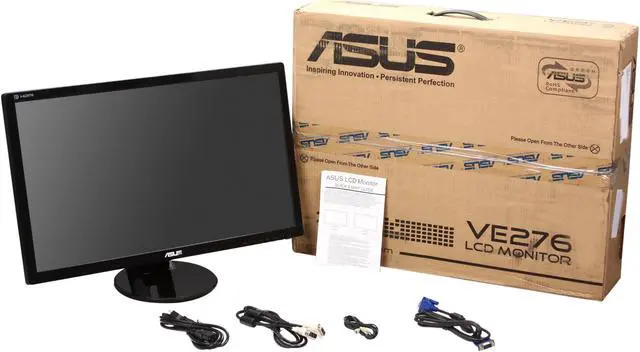 Alt view image 8 of 8 - ASUS 27" LCD Monitor 2ms(GTG) DisplayPort, DVI-D, D-Sub, HDMI VE276Q