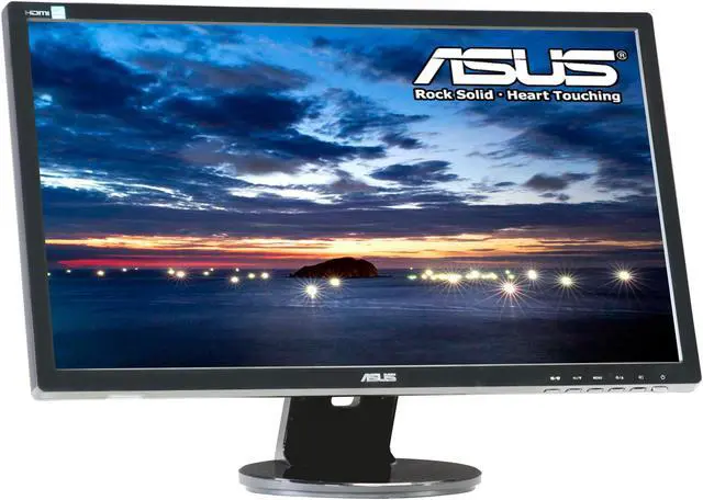 Alt view image 3 of 8 - ASUS VE248H Black 24" HDMI LED Backlight Widescreen LCD Monitor 250 cd/m2 ASCR 10,000,000 :1 W/ Speakers