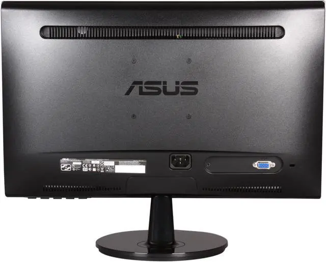 Alt view image 5 of 8 - ASUS VS Series VS197D-P Black 18.5" 5ms  LED Backlight Widescreen LCD Monitor 250 cd/m2 ASCR 50000000:1