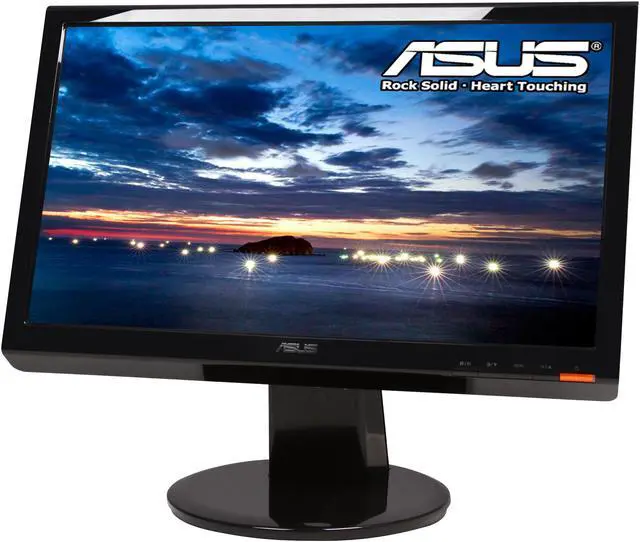 Main image of ASUS VH Series VH197D-B Black 18.5" 5ms  Widescreen LED Monitor 250 cd/m2 ASCR 10,000,000 :1, B Grade, Light Scratches On the Screen and / or Bezel