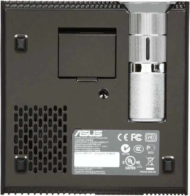Alt view image 8 of 9 - ASUS P1 Ultra-light HD Portable 200 ANSI Lumens short throw LED projector w/ Auto Keystone Correction