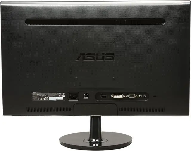Alt view image 5 of 7 - ASUS VK228H-CSM Black 21.5" 5ms HDMI Widescreen LED Monitor 250 cd/m2 ASCR 80,000,000:1 Built-in Speakers Built in Webcam