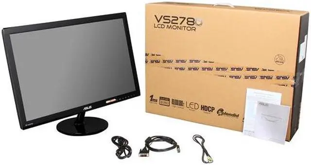 Alt view image 3 of 3 - ASUS 27" 60 Hz FHD LCD Monitor 1ms (GTG) D-Sub, HDMI, DisplayPort VS278Q-P