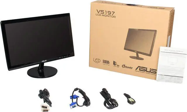 Alt view image 8 of 8 - ASUS 19" (Actaul size 18.5") TN LCD Monitor 5 ms D-Sub, DVI VS197T-P