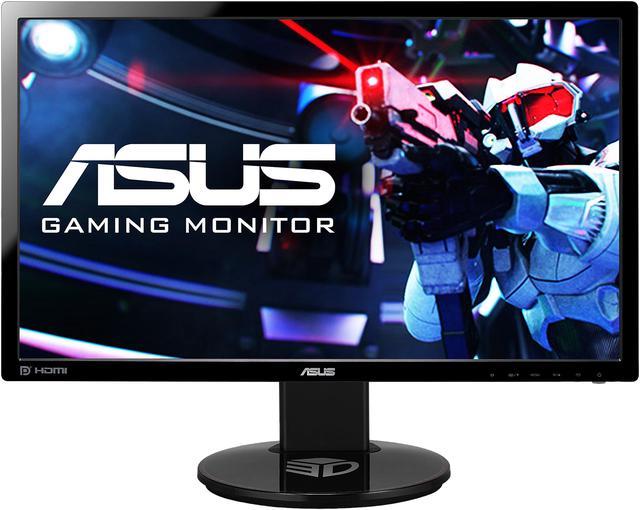 ASUS VG248QE 24" Full HD 1920 1080 1ms (GTG) 144Hz DVI-D HDMI DisplayPort Built-in Speakers Asus Eye Care with Ultra Low-Blue Light & Flicker-Free LED NVIDIA 3D Gaming Monitor Gaming