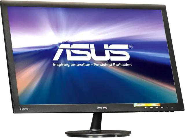 Alt view image 3 of 7 - ASUS VS24AH-P 24" (Actual size 24.1") 1920 x 1200 5ms (GTG) HDMI , D-Sub, DVI-D Asus Eye Care with Ultra Low-Blue Light & Flicker-Free Technology LED Backlit IPS Monitor