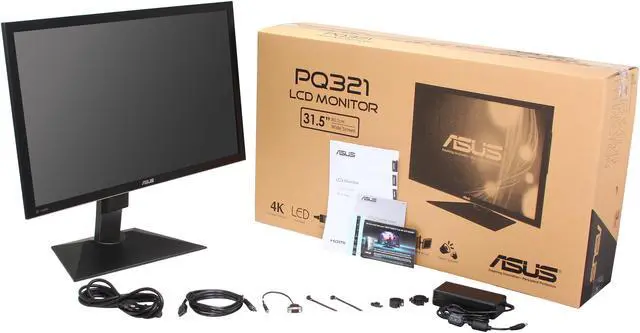Alt view image 11 of 11 - ASUS PQ321Q Black 31.5" 8ms (GTG) HDMI Widescreen LED Backlight LCD Monitor 4K 350 cd/m2 Built-in Speakers height adjustable