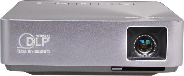 Alt view image 3 of 12 - Asus S1 Silver Portable LED Projector, 854 x 480, 1000:1, 200 ANSI Lumens, HDMI&MHL&USB, Built-in Speaker