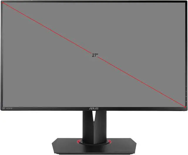 Alt view image 10 of 9 - ASUS ROG Swift 27" 1440P Gaming Monitor (PG278Q) - QHD (2560 x 1440), 144Hz, 1ms, G-SYNC, USB 3.0, DisplayPort, Pivot, Tilt, Swivel, Height Adjustable