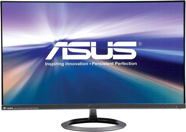 Alt view image 3 of 7 - ASUS Designo 27" 1440P Monitor (MX27AQ) - QHD (2560 x 1440), IPS, Eye Care, Frameless, DisplayPort, HDMI, Space Gray + Black