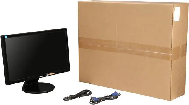 Alt view image 8 of 8 - ASUS 20" TFT LCD LCD Monitor 5 ms D-Sub, DVI-D VE Series VE208T-12