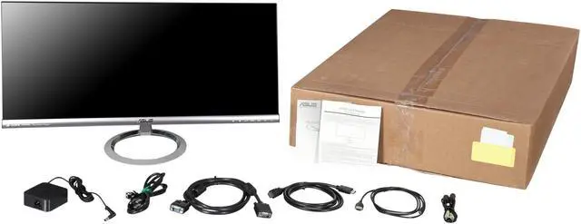 Alt view image 7 of 8 - Asus Designo MX299Q 2K Resolution 2560x1080 QHD 60HZ HDMI DVI-D DisplayPort Built-in Speakers Asus Eye-Care Technology Frameless Deisgn Ultra-Wide Backlit LED LCD Monitor