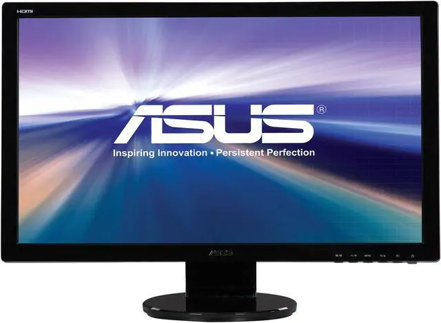Alt view image 2 of 7 - ASUS VE247H Black 23.6" HDMI Widescreen LED Backlight LCD Monitor 300 cd/m2 10,000,000:1 (ASCR) Built-in Speakers