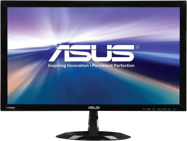 Alt view image 2 of 7 - ASUS VX228H Black 21.5" 1ms (Gray to Gray) HDMI Widescreen LED Backlight Full HD 1080p Monitor 250 cd/m2 80,000,000:1 (ASCR) Built-in Speakers