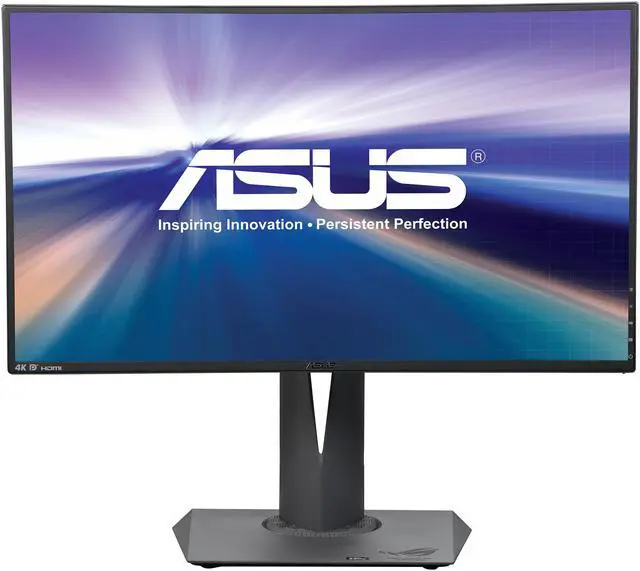 Alt view image 2 of 11 - Asus ROG Swift PG27AQ Black 27” 4K/UHD 3840X2160 IPS NVIDIA G-Sync Gaming Monitor with GamingPlus and Gaming Visual Technology, built in speakers , Tilt,Swivel,Pivot,Height Adjustable