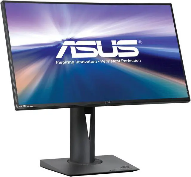 Alt view image 3 of 11 - Asus ROG Swift PG27AQ Black 27” 4K/UHD 3840X2160 IPS NVIDIA G-Sync Gaming Monitor with GamingPlus and Gaming Visual Technology, built in speakers , Tilt,Swivel,Pivot,Height Adjustable