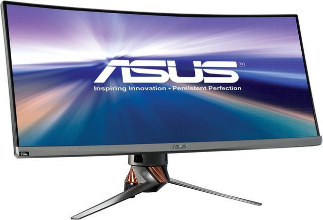 Alt view image 3 of 9 - ASUS ROG Swift PG348Q 34" Ultra WQHD 3440 x 1440 100Hz Curved IPS G-Sync Asus Eye Care with Ultra Low-Blue Light & Flicker-Free Gaming Monitor with Speakers Tilt Swift Height-Adjustable VESA Mount
