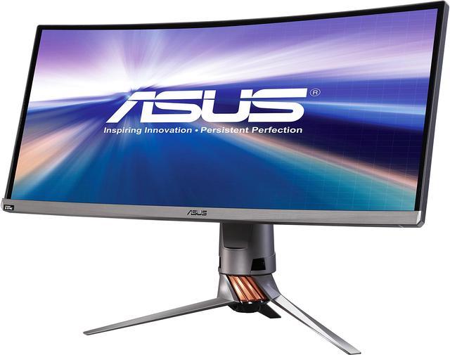 Refurbished: Asus ROG Swift PG348Q 34" 3440 x 1440 2K Resolution Overclockable 100Hz HDMI DisplayPort G-SYNC Backlit LED IPS LCD Curved Gaming Monitor Gaming Monitors - Newegg.ca