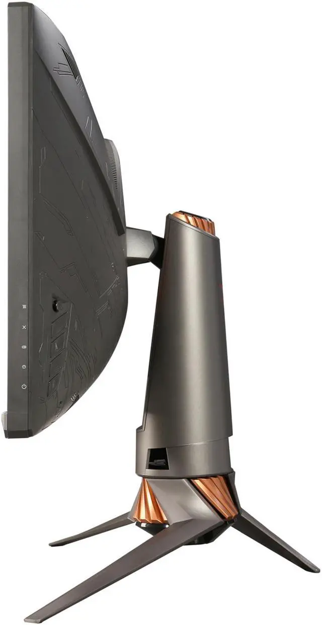 Alt view image 6 of 10 - ASUS ROG Swift PG348Q 34" QHD 3440 x 1440 2K Resolution Overclockable 100Hz HDMI DisplayPort NIVIDA G-SYNC Built-in Speakers  Ultra-Wide Backlit LED Curved IPS Gaming Monitor