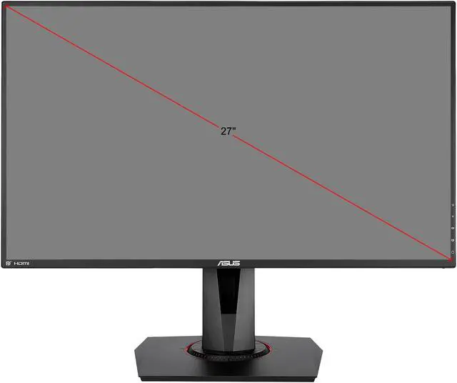Alt view image 5 of 5 - ASUS 27" Full HD 144Hz 1ms Gaming Monitor AMD Free Sync G-Sync Compatible DisplayPort HDMI DVI Asus Eye Care with Ultra Low-Blue Light & Flicker-Free Built-in Speakers LED Backlit VG278Q