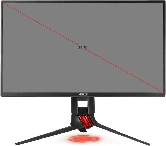 Alt view image 5 of 5 - ASUS ROG Strix XG258Q 24.5" Full HD 1080p 240Hz 1ms Eye Care G-SYNC compatible FreeSync Esports Gaming Monitor with DP dual HDMI