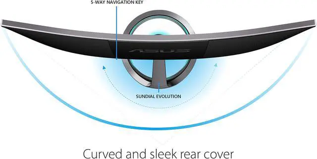 Alt view image 6 of 13 - ASUS Designo 32" (31.5" Viewable) 1440P Curved Monitor (MX32VQ) - QHD (2560 x 1440), 75Hz, Adaptive-Sync, Eye Care, DisplayPort, HDMI