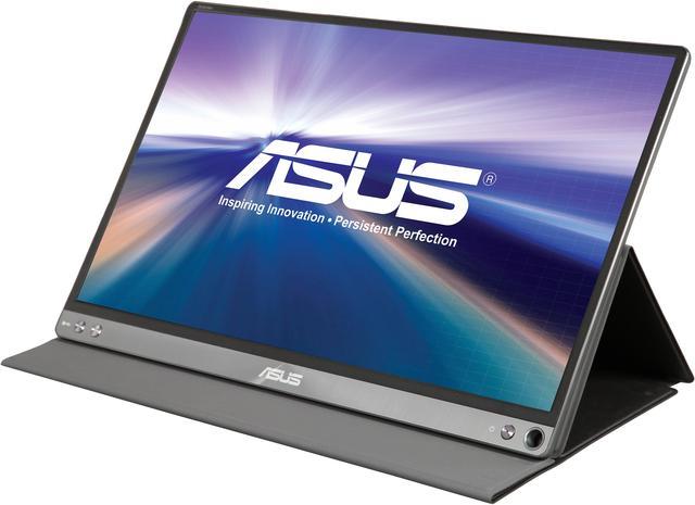 Recertified - Asus MB16AC Dark Gray 15.6 5ms Widescreen LED Backlight LED Monitor IPS 220 cd/m2 ASCR 100,000,000:1 (800:1)