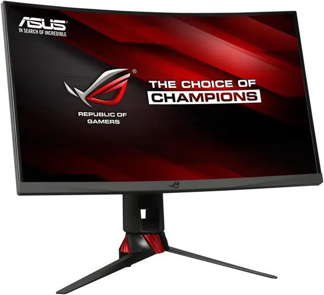 Alt view image 4 of 9 - ASUS ROG Strix XG27VQ 27" Full HD 1920x1080 1ms 144Hz HDMI DisplayPort Dual-Link DVI-D FreeSync Technology Flicker Free RGB Lightning Backlit LED Curved Gaming Monitor