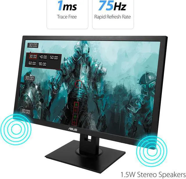 Alt view image 5 of 8 - ASUS VP248QGL 24" Full HD 1920 x 1080 1ms DP HDMI VGA Adaptive Sync/FreeSync Eye Care Monitor