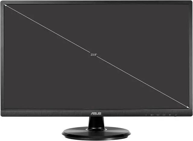 Alt view image 7 of 7 - ASUS VA249HE 24" (Actual size 23.8") Full HD 1920 x 1080 HDMI VGA Asus Eye Care with Ultra-Low Blue-Light & Flicker-Free Technology LED Backlit LCD Monitor