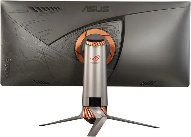 Alt view image 5 of 10 - Asus ROG Swift PG348Q 34" 3440x1440 QHD Overclockable 100Hz NVIDIA G-SYNC Built-In Speakers Asus Eye Care Backlit LED Curved LCD Ultra-Wide IPS Gaming Monitor