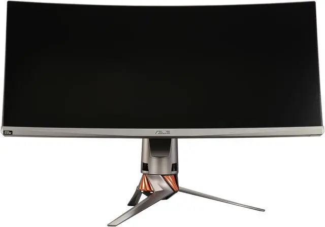 Alt view image 7 of 10 - Asus ROG Swift PG348Q 34" 3440x1440 QHD Overclockable 100Hz NVIDIA G-SYNC Built-In Speakers Asus Eye Care Backlit LED Curved LCD Ultra-Wide IPS Gaming Monitor