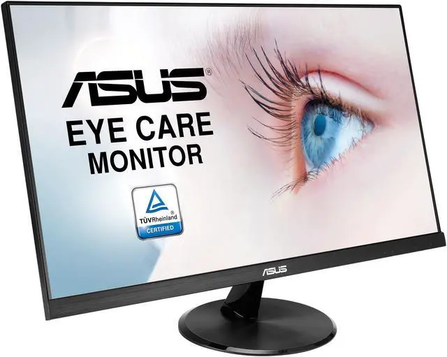 Alt view image 6 of 7 - ASUS VP249HE 24" (Actual size 23.8") Full HD 1920 x 1080 Up to 75Hz HDMI VGA Asus Eye Care with Ultra Low Blue-Light Filter & Flicker-Free Frameless LED Backlit IPS Monitor