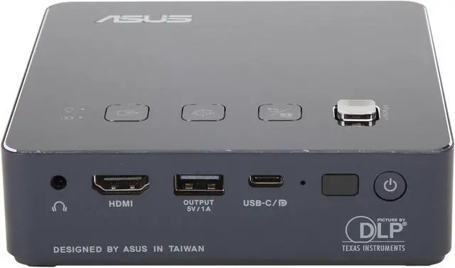 Alt view image 5 of 8 - ASUS ZenBeam S2 Portable LED Projector, 500 Lumens, 720P, USB-C, Built-in 6000mAh Battery, Up to 3.5-hour Projection, Power Bank, Short Throw, Horizontal & Vertical Keystone Adjustment, Auto Focus, HDMI