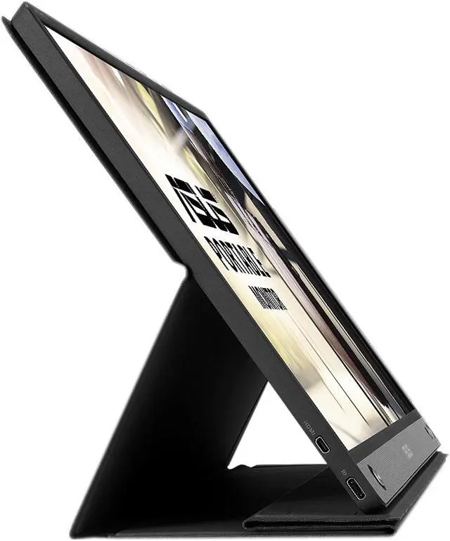 Alt view image 4 of 7 - ASUS ZenScreen GO MB16AHP 15.6" Full HD 1920x1080 USB Type-C Micro-HDMI Flicker-Free Blue Light Filter Built-in Battery Portable IPS Monitor