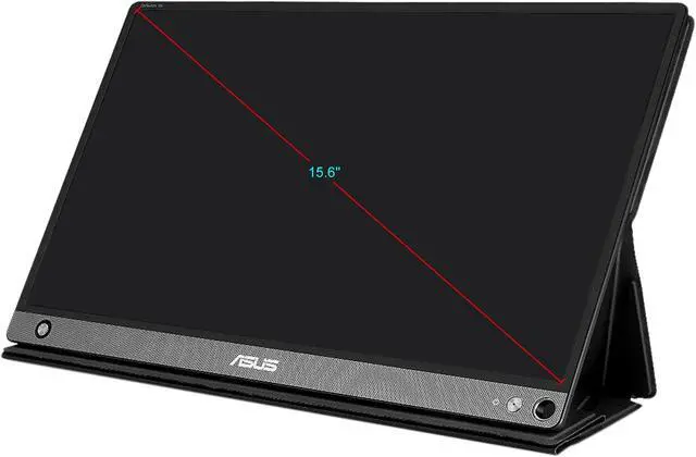 Alt view image 2 of 7 - ASUS ZenScreen GO MB16AHP 15.6" Full HD 1920x1080 USB Type-C Micro-HDMI Flicker-Free Blue Light Filter Built-in Battery Portable IPS Monitor