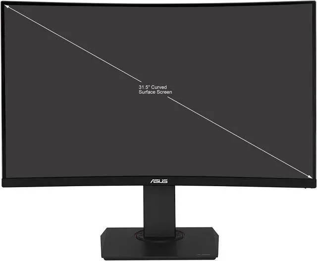 Alt view image 6 of 19 - ASUS TUF Gaming 32" 1440P HDR Curved Monitor (VG32VQ) - QHD (2560 x 1440), 144Hz, 1ms, Extreme Low Motion Blur, Speaker, Adaptive-Sync, FreeSync Premium, VESA Mountable, DisplayPort, HDMI
