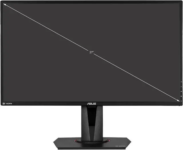 Alt view image 3 of 9 - ASUS TUF Gaming 27" 1440P HDR Gaming Monitor (VG27BQ) - QHD (2560 x 1440), 165Hz (Supports 144Hz), 0.4ms, Extreme Low Motion Blur, Speaker, G-SYNC Compatible, VESA Mountable, DisplayPort, HDMI
