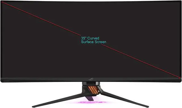 Alt view image 8 of 8 - ASUS ROG Swift PG35VQ 35" 21:9 Ultra-WQHD 3440 x 1440 2K Resolution 200Hz HDMI, DisplayPort NVIDIA G-SYNC HDR-10 Flicker-Free Low Blue Light LED Backlit Curved Gaming Monitor