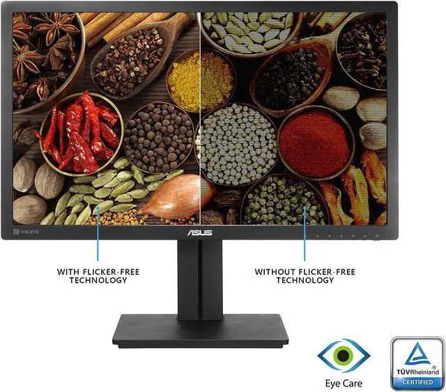 Alt view image 4 of 8 - ASUS 27" 1440P Professional Monitor (PB278QV) - QHD (2560 X 1440) 75Hz, Adaptive-Sync, Eye Care, DisplayPort, HDMI, Dual-Link DVI, VGA, Black