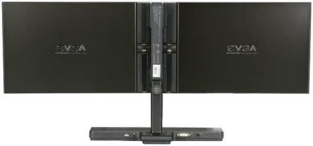 Alt view image 5 of 10 - EVGA InterView (200-LM-1700-KR) Black Dual 17" 8ms Widescreen LCD Monitor 220 cd/m2 500:1