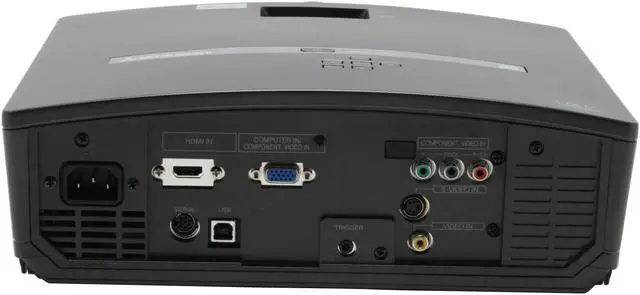 Alt view image 5 of 12 - MITSUBISHI HC1500 1280 x 720 DLP 720p Home Theater Projector 1600 ANSI Lumens 2500:1