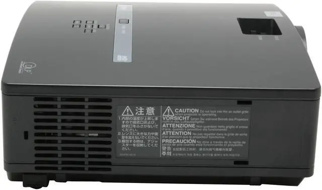 Alt view image 6 of 12 - MITSUBISHI HC1500 1280 x 720 DLP 720p Home Theater Projector 1600 ANSI Lumens 2500:1