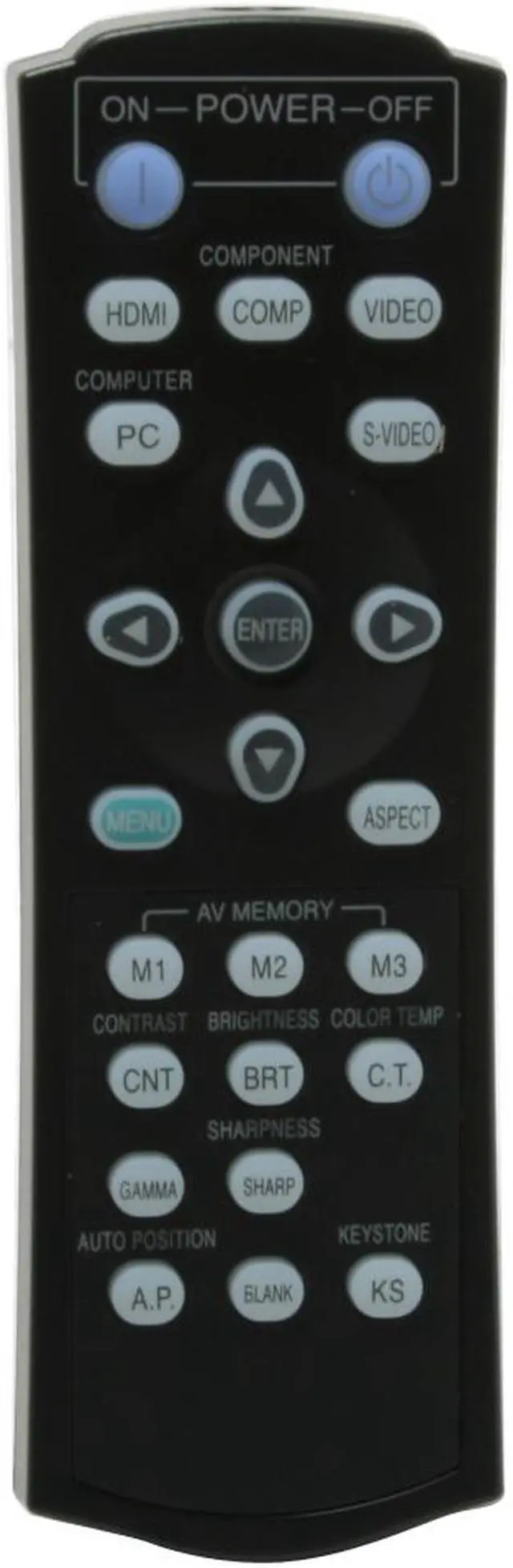 Alt view image 10 of 12 - MITSUBISHI HC1500 1280 x 720 DLP 720p Home Theater Projector 1600 ANSI Lumens 2500:1