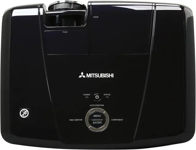 Alt view image 6 of 9 - MITSUBISHI HC7800D 1920 x 1080 DLP Home Theater Projector 1500 lumens 100000:1
