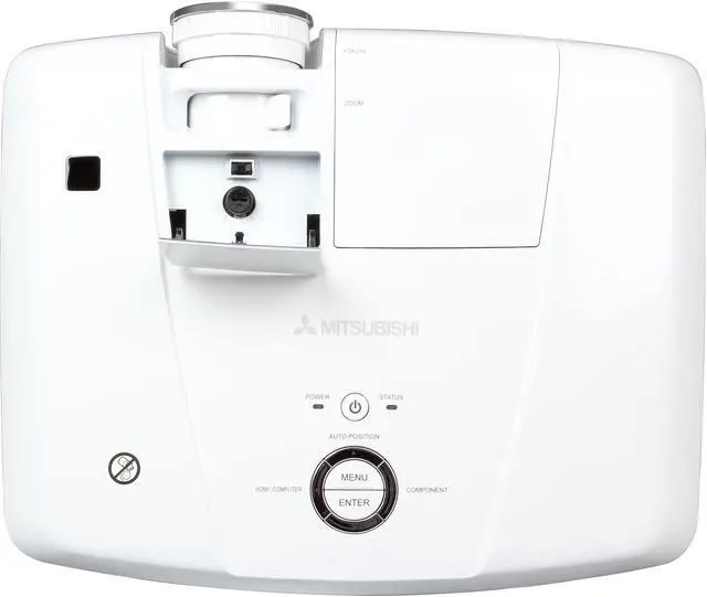 Alt view image 5 of 7 - MITSUBISHI HC7900DW 1920 x 1080 DLP 3D Home Theater Projector 1500 lumens 150000:1