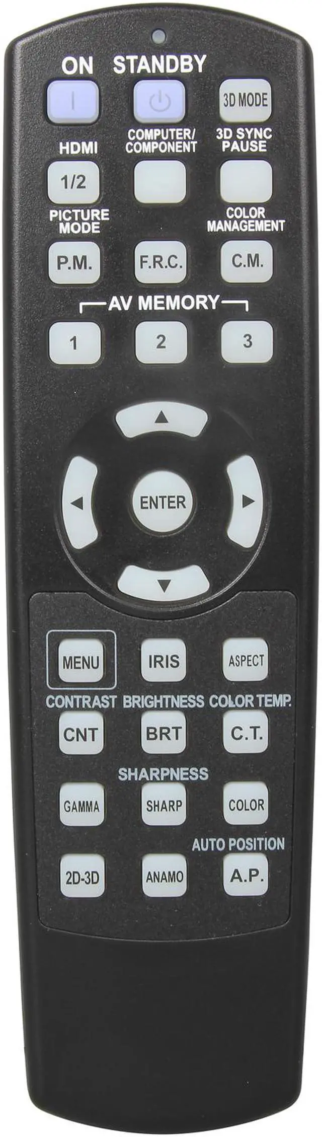 Alt view image 6 of 7 - MITSUBISHI HC7900DW 1920 x 1080 DLP 3D Home Theater Projector 1500 lumens 150000:1