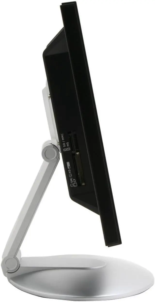 Alt view image 4 of 14 - CHIMEI CMV-222H Glossy Black 22" LCD Monitor w/HDMI+HDPC, Component+Composite+SVideo, Speakers, 6 in 1 Card Reader, Tilt/Swivel/Height-Adjustable stand
